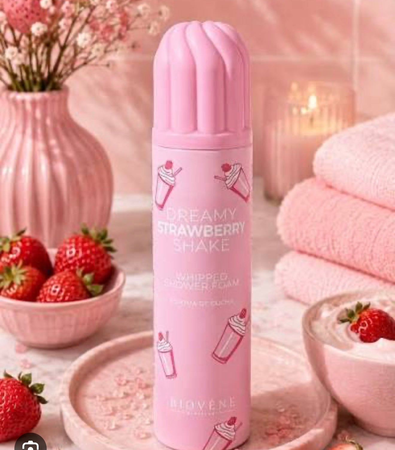 Mousse de chantilly Strawberry Shake