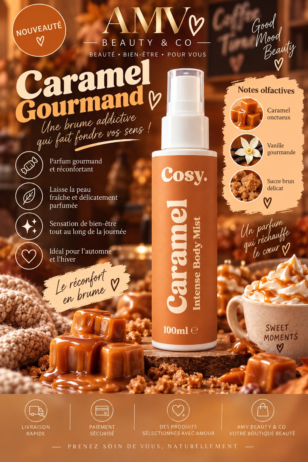 Brume Cosy Caramel gourmand 🤎