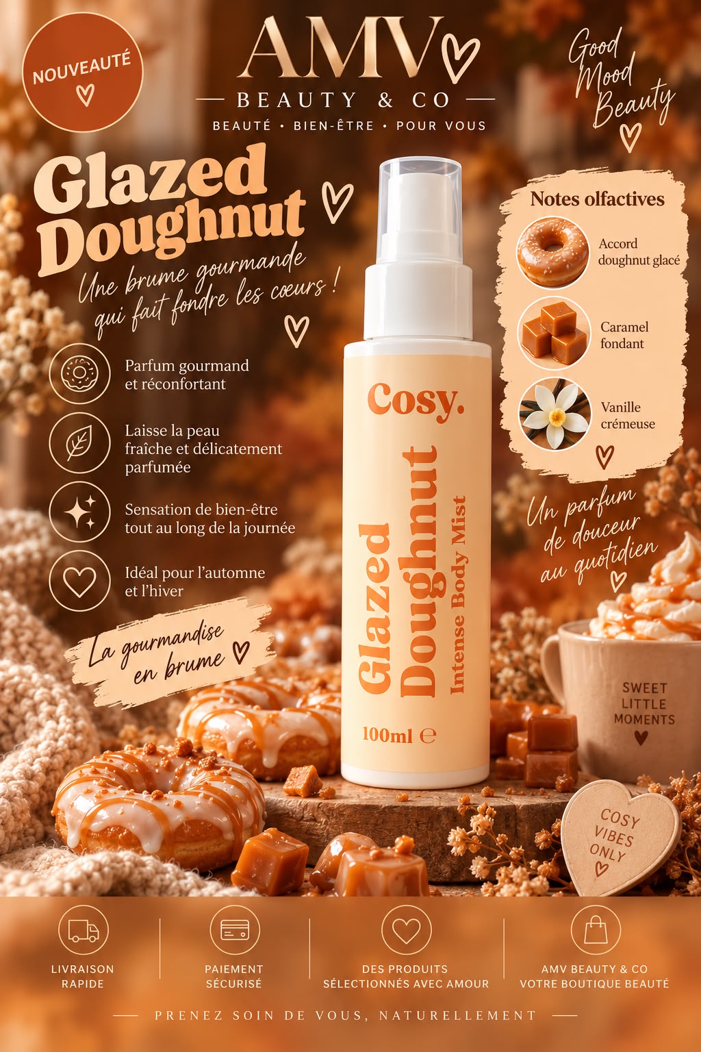Brume cosy Glazed Doughnut 🍩🤎