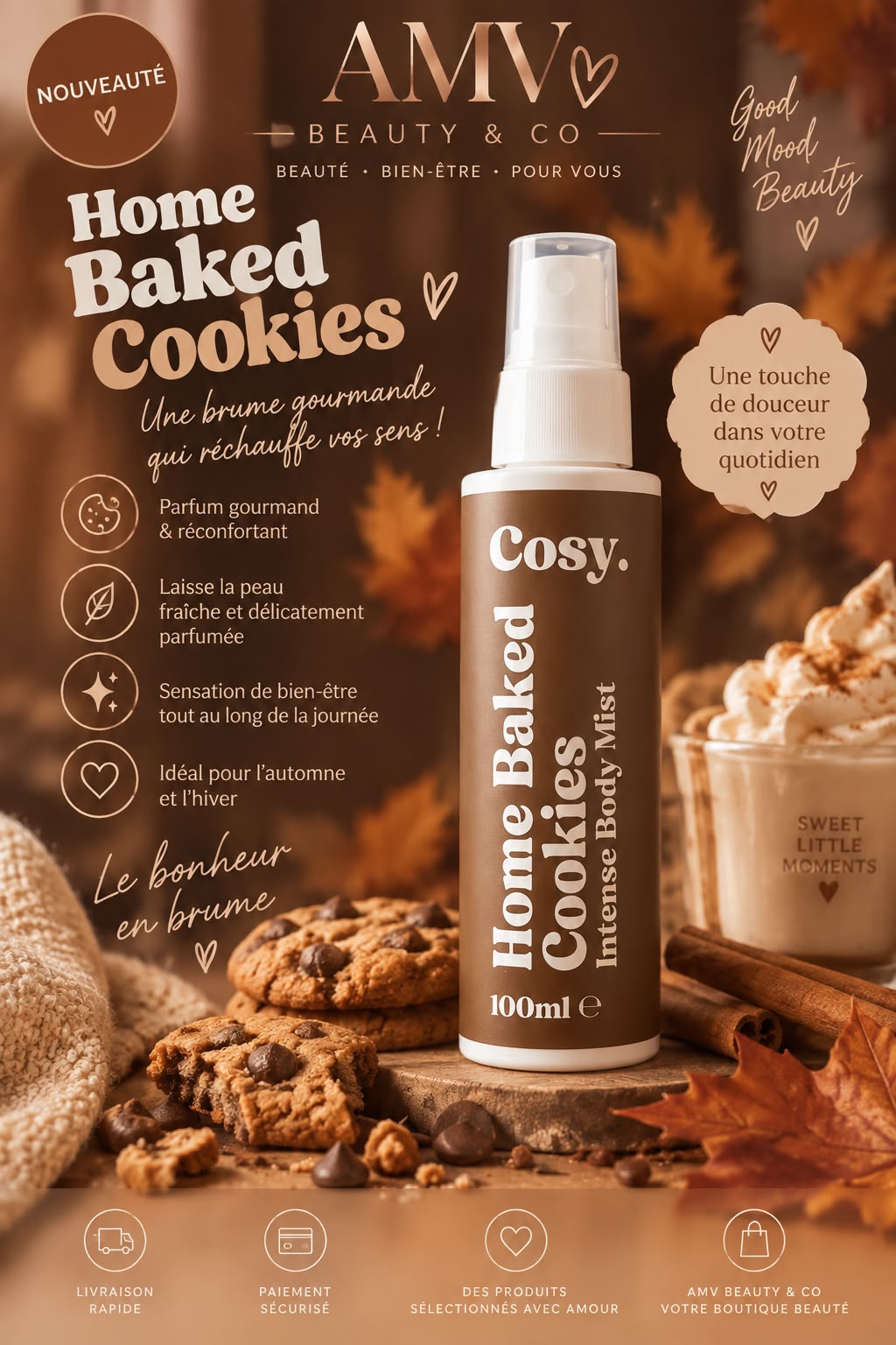 Brume cosy Home Baked Cookies 🍪🤎