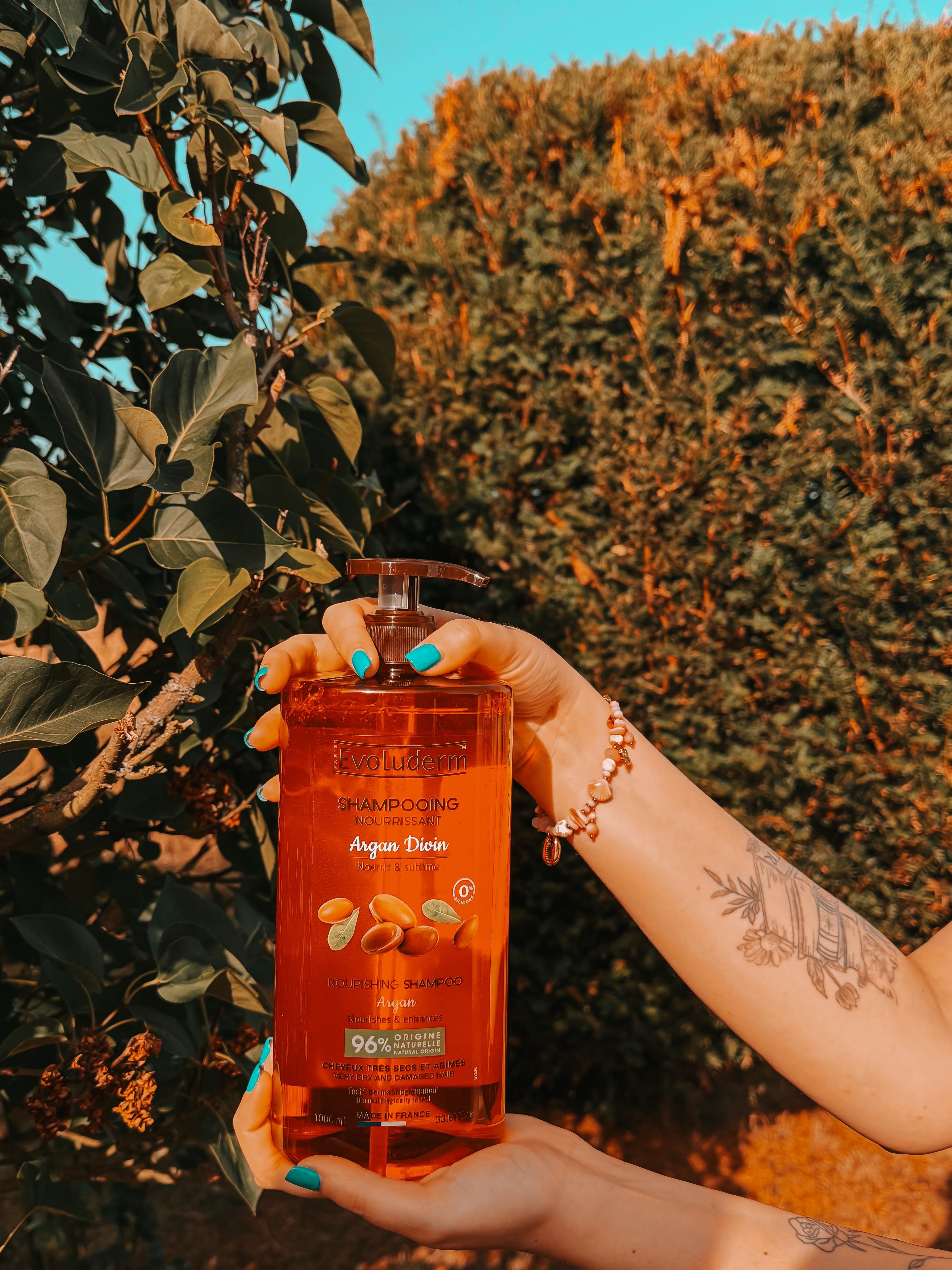 Shampoing nourrissant argan evoluderm 1000 ml