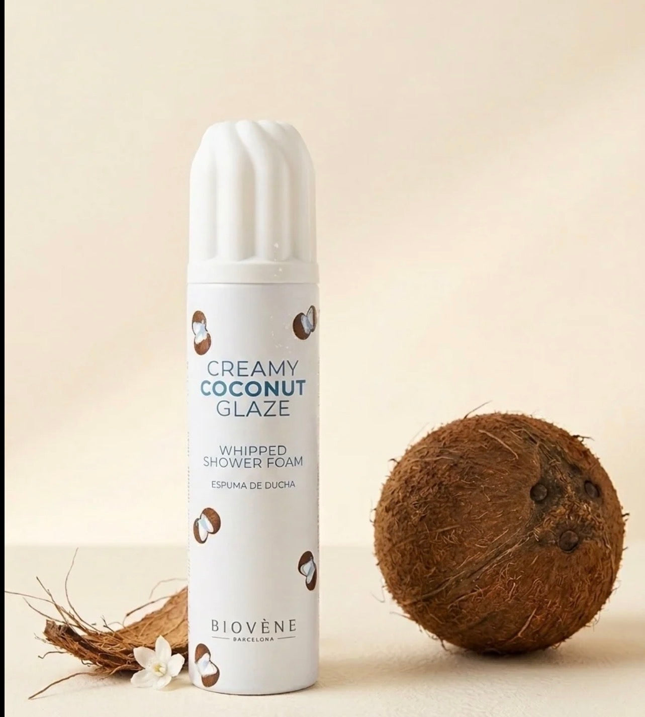 Mousse chantilly douche coconut