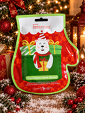 Masque main en motif ourson de noël 🎅