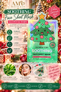 Masque visage au thé et à l’huile en motif sapin 🌲🍵💚