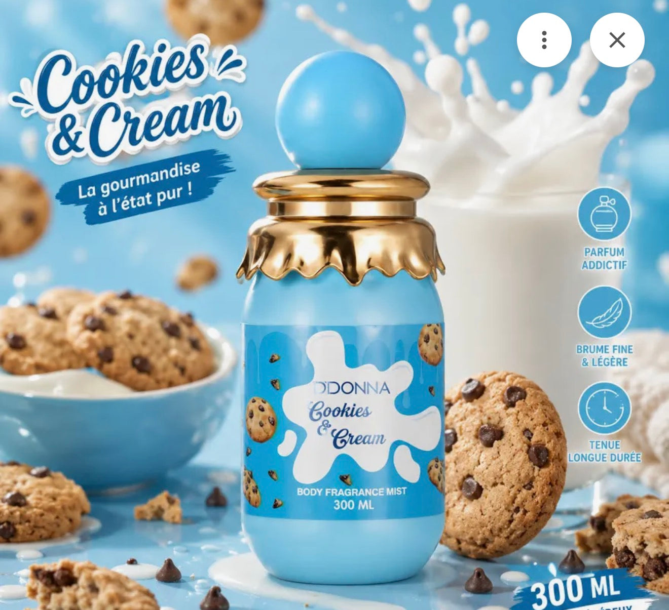 Brume  cookies and cream 300 ml
