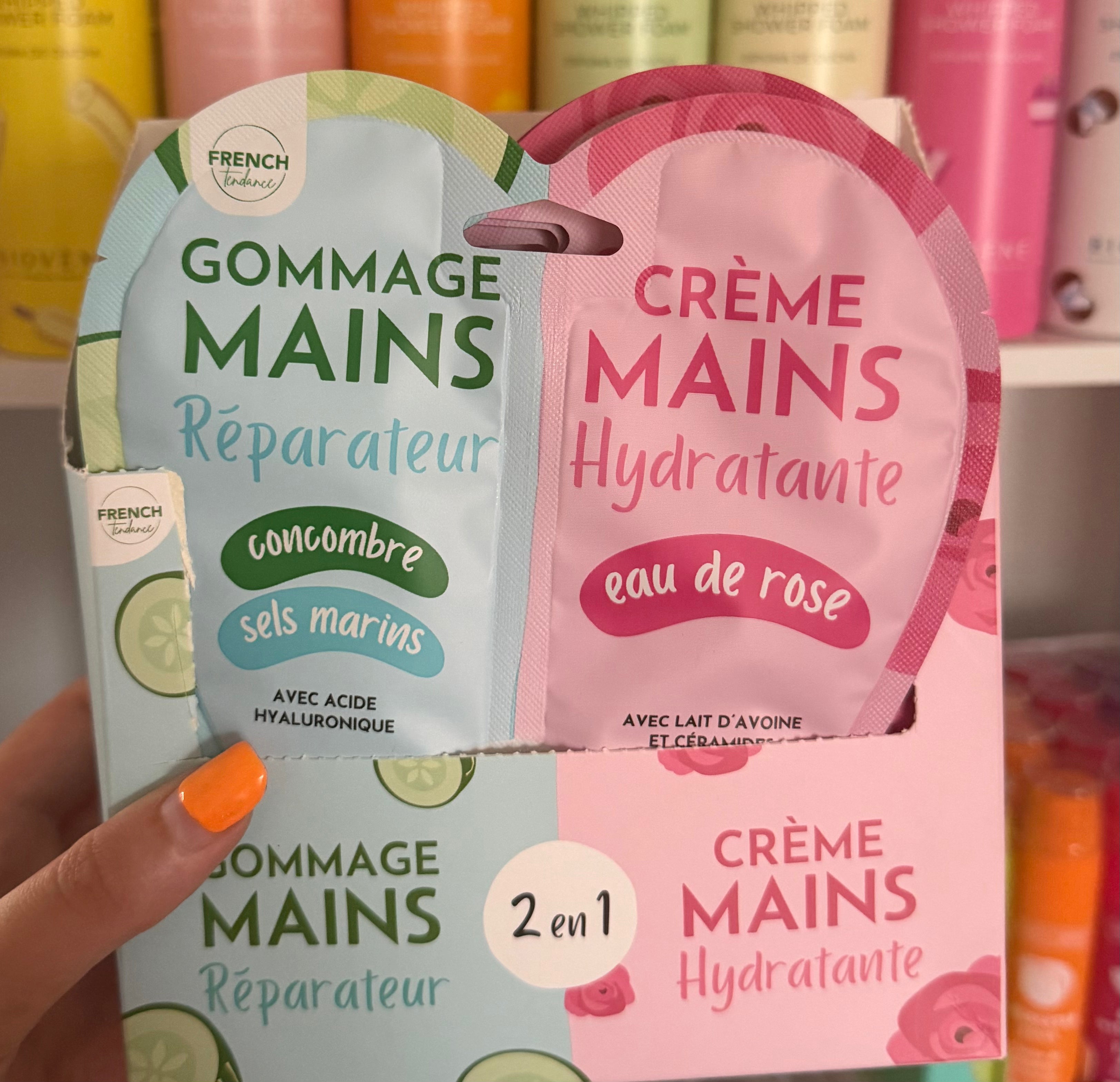 Gommage mains réparateur & hydratante concombre sels marins & eau de rose