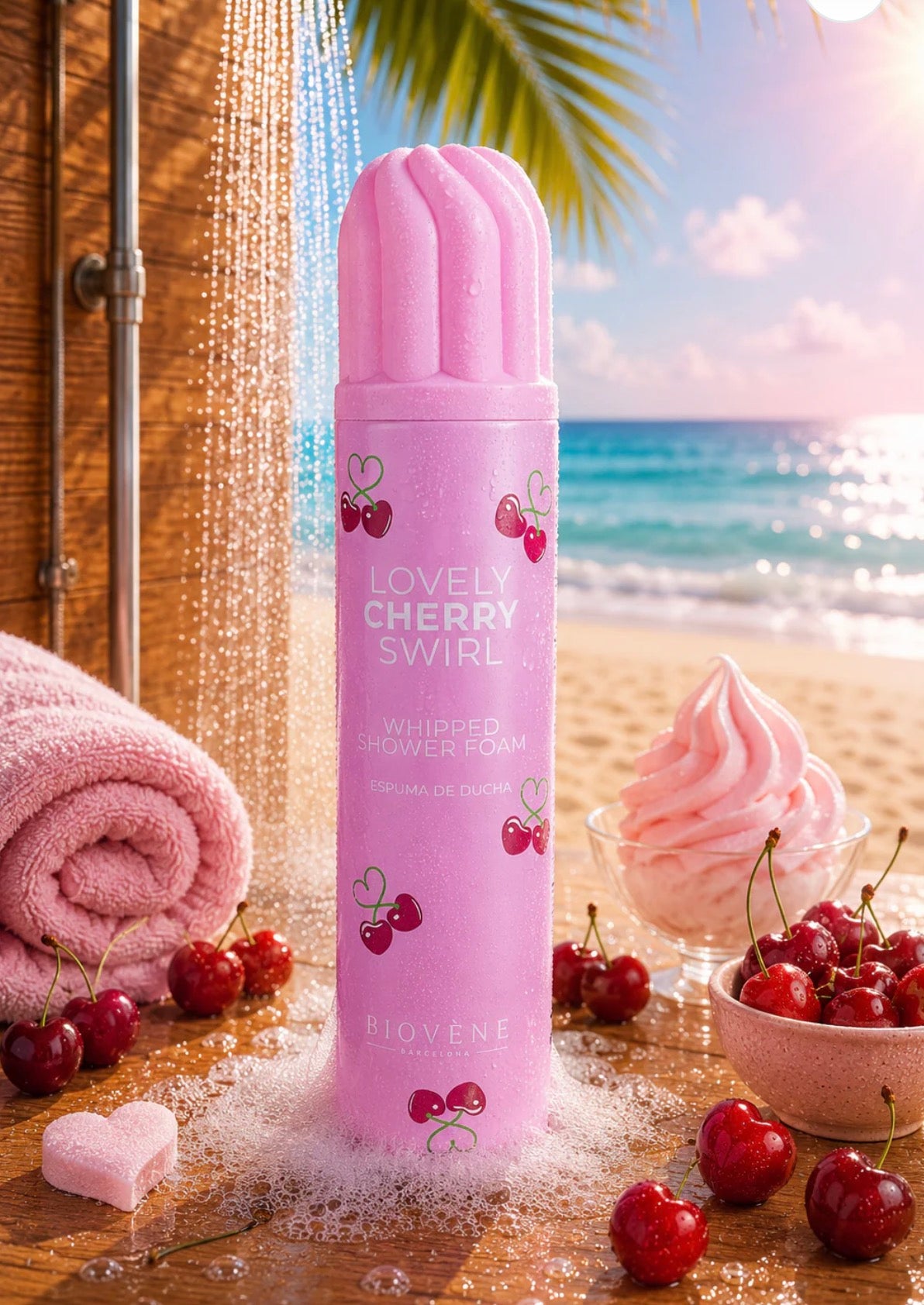 Mousse chantilly douche Lovely Cherry Swirl 250ml