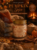 Bougie parfumée pumpkin spice Blanche
