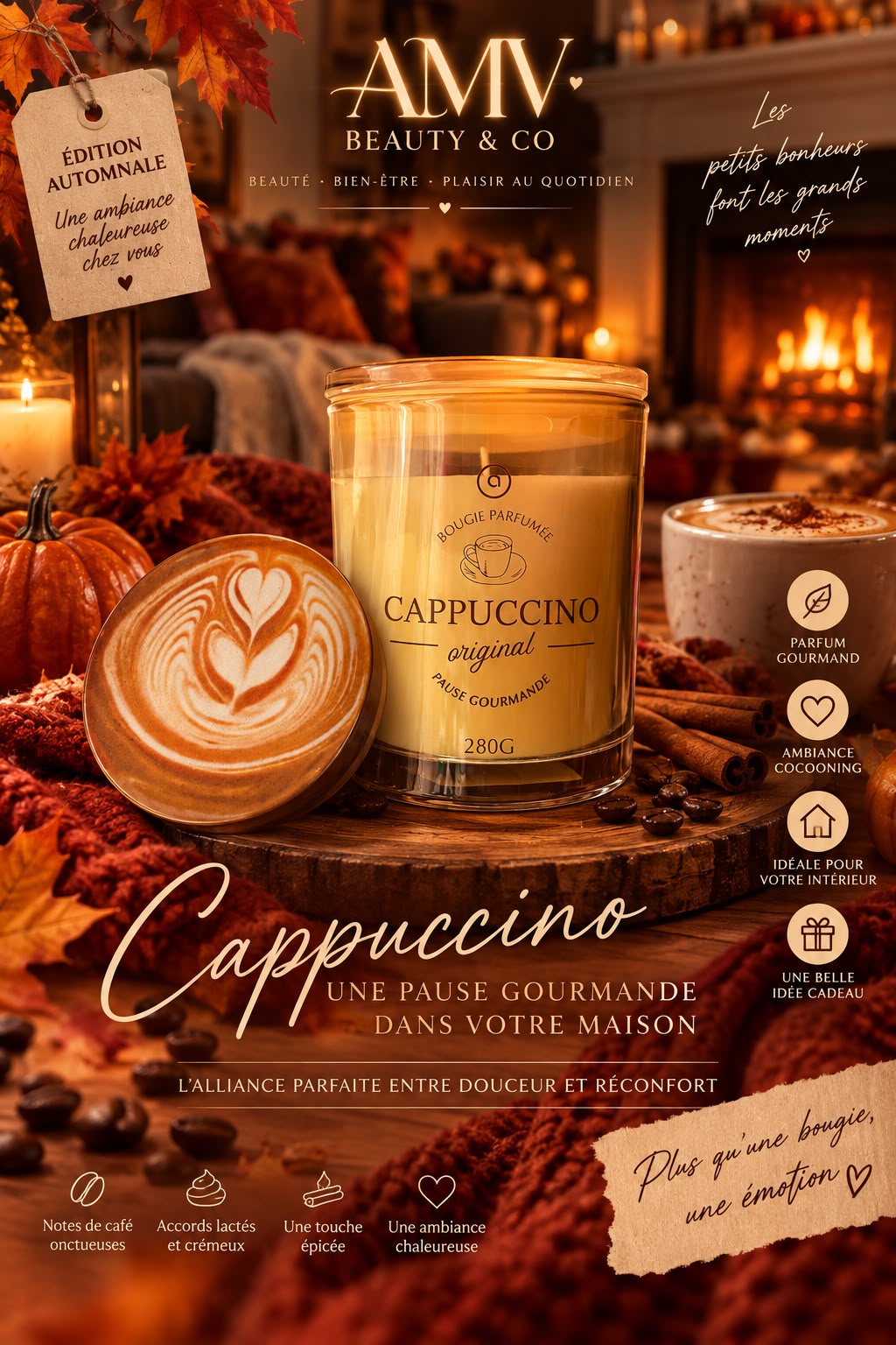 Bougie parfumée Cappuccino🧋☕️