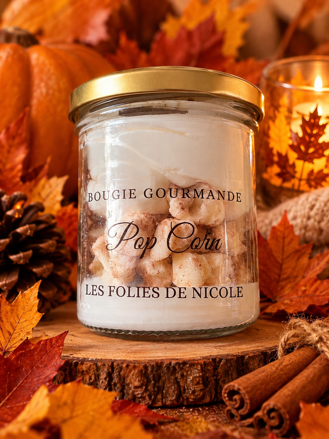 Bougie Gourmande Pop Corn 🍿