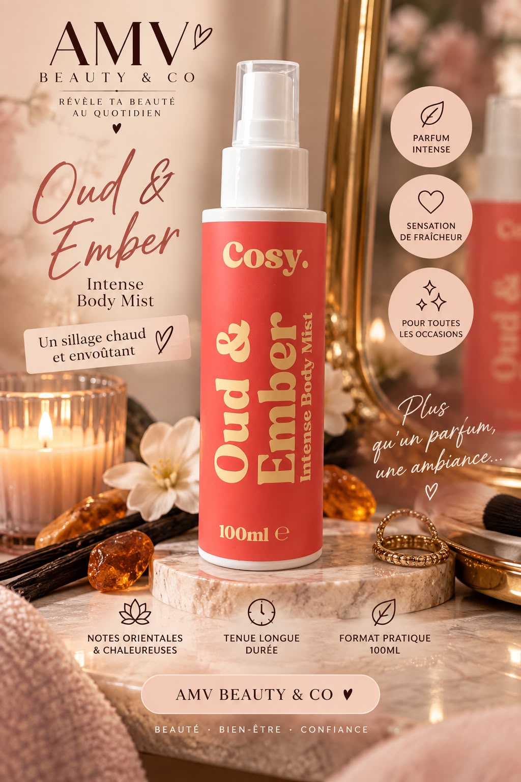 Brume cosy Oud & Ember ❤️