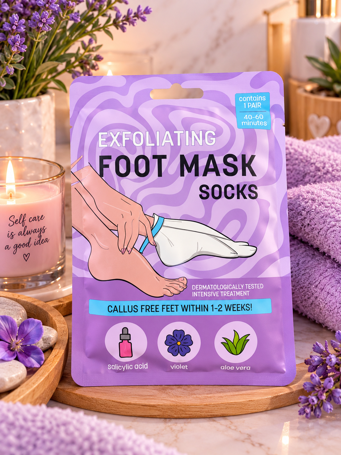 Exfoliant Foot Masque pieds 👣💜