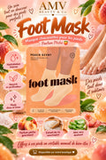 Masque pieds à la pêche 🍑
