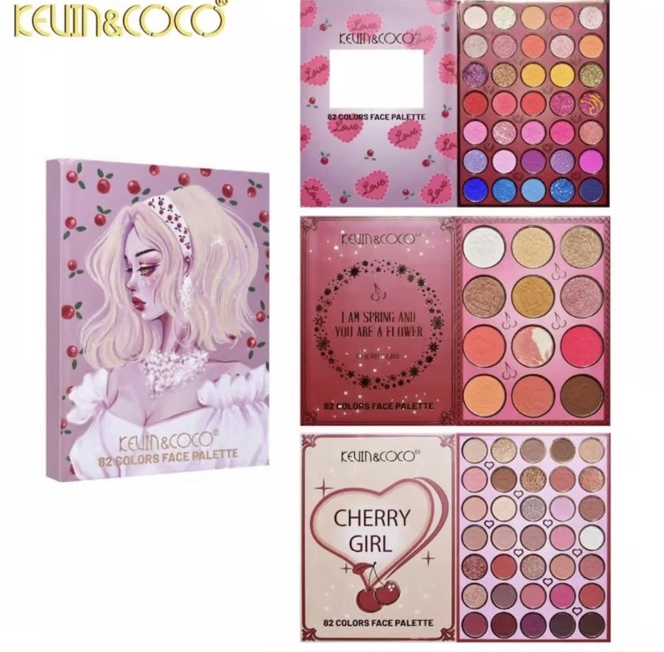 Palette 82 couleurs Cherry Girls kevin & coco