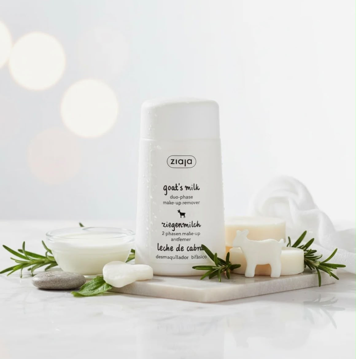 Démaquillant biphasé au lait de chèvre Ziaja
