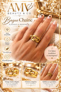 Bague chaîne réglable