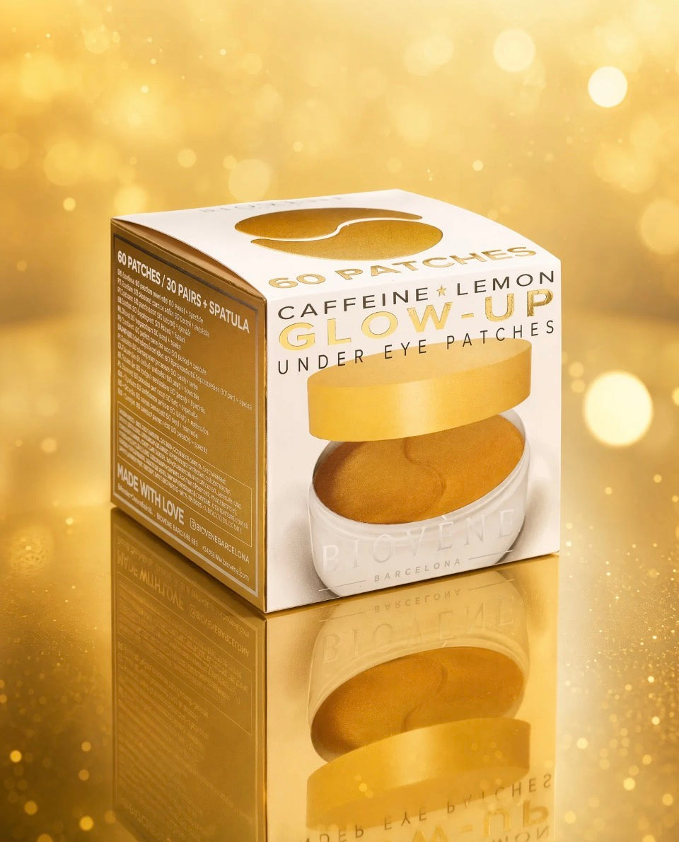 Patchs hydrogel illuminateur pour le contour des yeux caféine orange monoi