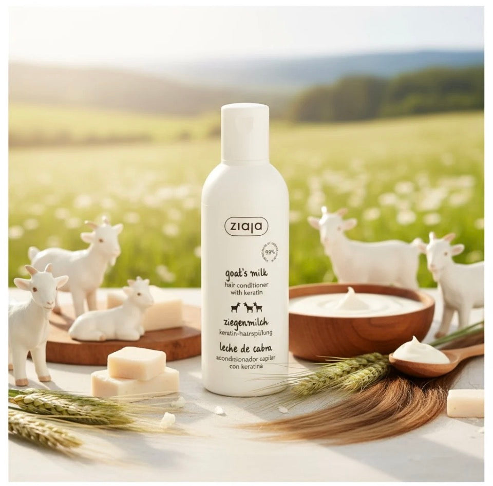 Après-Shampoing Réparateur à la Kératine et au lait de chèvre 200 ML