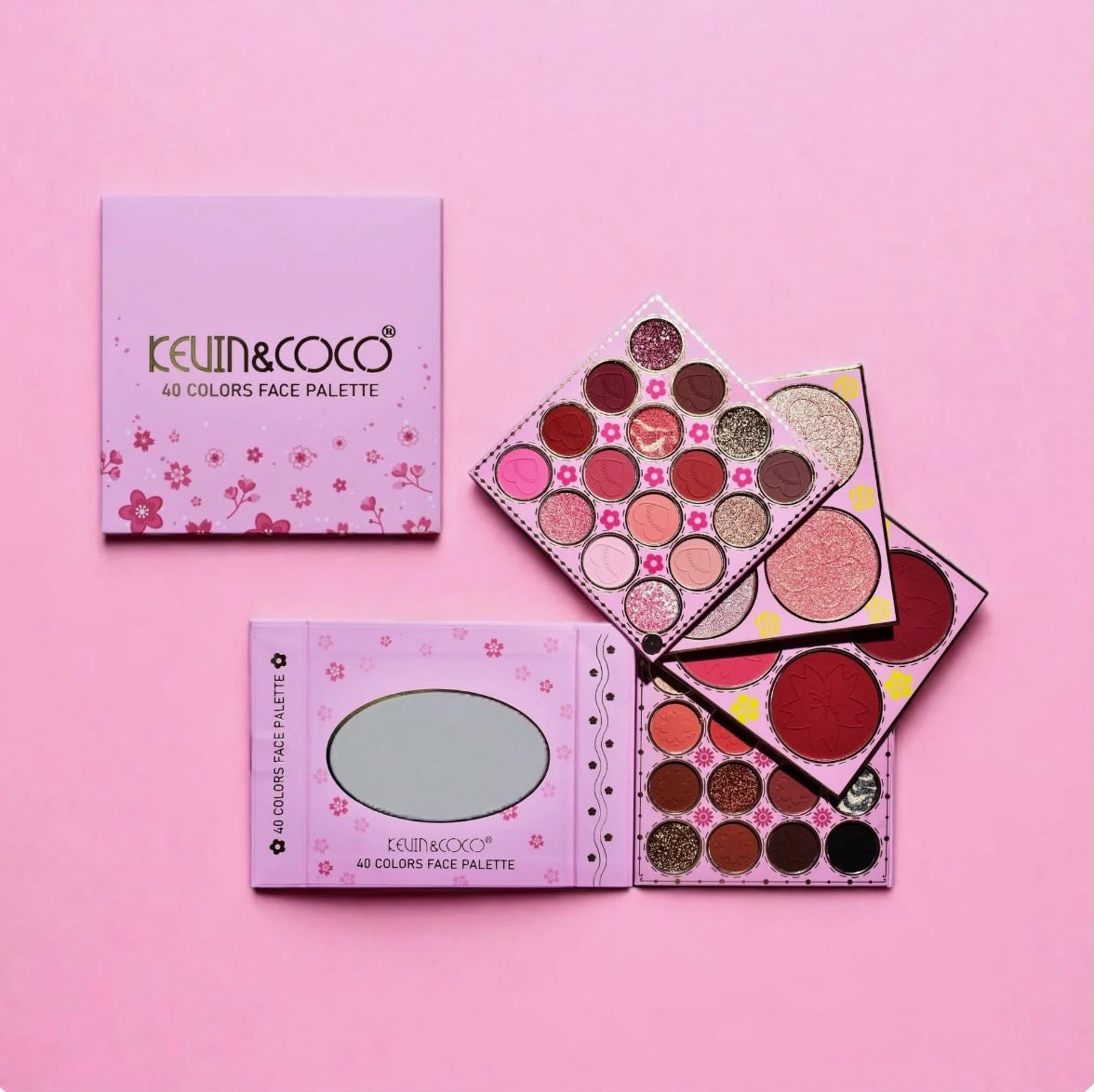 Palette multiple 40 couleurs kevin & coco